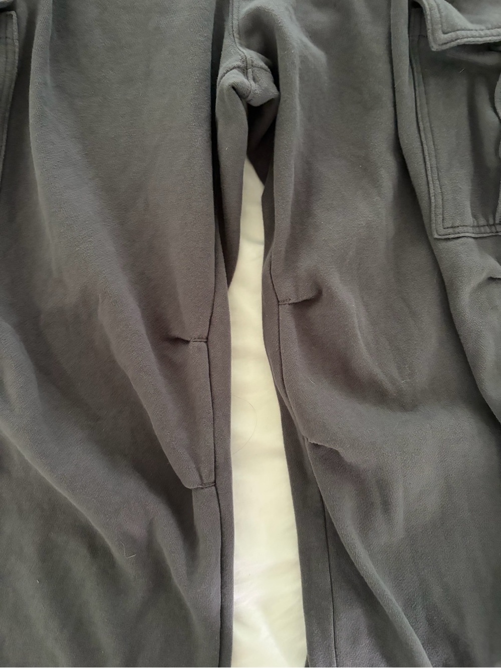 Hollister Charcoal Gray Cargo Joggers